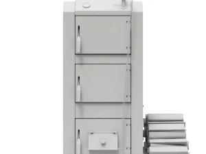 Solid Fuel Burning Boiler 3D Model