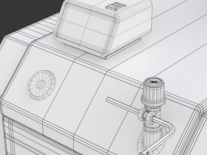 Solid Fuel Burning Boiler 3D Model