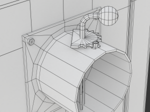 Solid Fuel Burning Boiler 3D Model