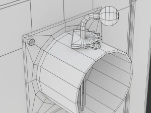 Solid Fuel Burning Boiler 3D Model