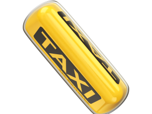 Taxi Sign Set 3D Model