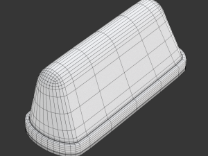 Taxi Sign Set 3D Model
