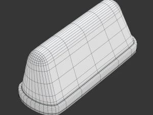 Taxi Sign Set 3D Model