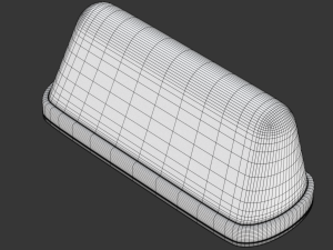 Taxi Sign Set 3D Model