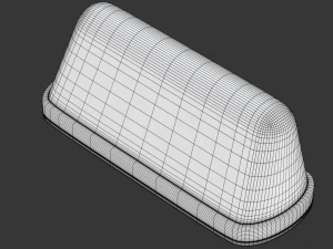 Taxi Sign Set 3D Model