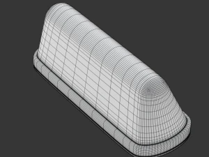 Taxi Sign Set 3D Model