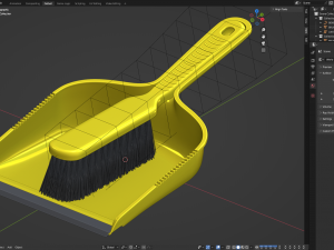 Dustpan and Brush 3Dモデル