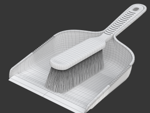 Dustpan and Brush 3Dモデル