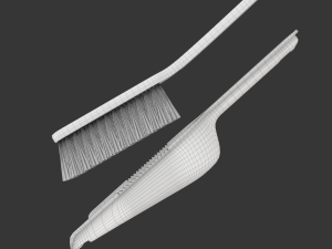 Dustpan and Brush 3Dモデル
