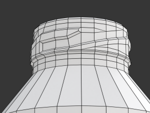 Mini Juice Glass Bottle Set 3D Model