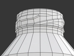 Mini Juice Glass Bottle Set 3D Model