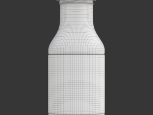 Mini Juice Glass Bottle Set 3D Model