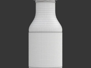 Mini Juice Glass Bottle Set 3D Model