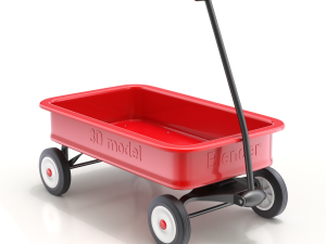 Child Wagon Toy 3Dモデル