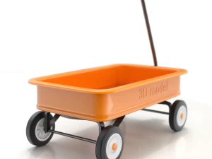 Child Wagon Toy 3D Model