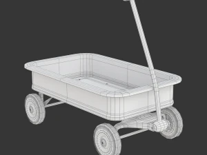 Child Wagon Toy 3D Model