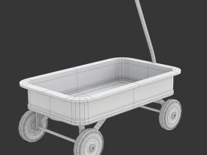 Child Wagon Toy 3D Model