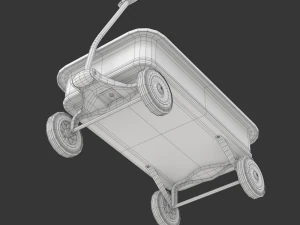 Child Wagon Toy 3D Model