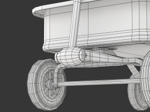Child Wagon Toy Modèle 3D