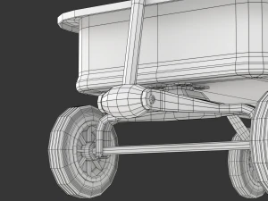 Child Wagon Toy 3D Model