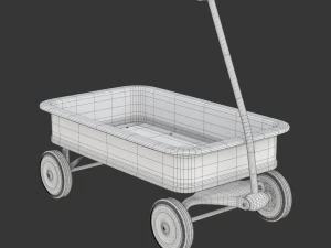 Child Wagon Toy 3D Model
