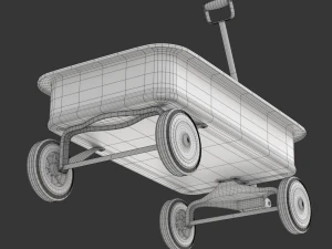 Child Wagon Toy 3D Model