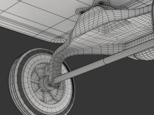 Child Wagon Toy 3D Model