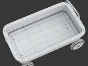 Child Wagon Toy 3D Model