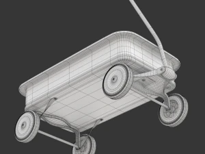 Child Wagon Toy 3D Model