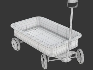Child Wagon Toy 3D Model
