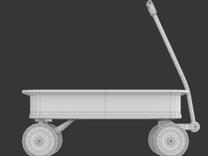 Child Wagon Toy Modèle 3D