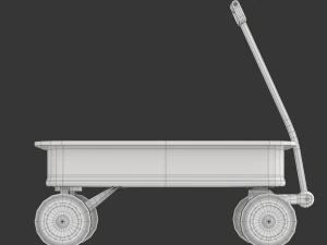 Child Wagon Toy 3D Model