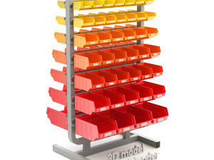 Storage Shelf 3D Model