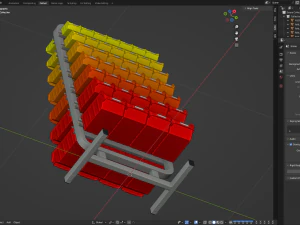 Storage Shelf 3D Model
