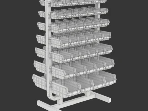 Storage Shelf 3D Model
