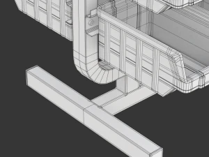 Storage Shelf 3D Model
