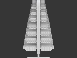 Storage Shelf 3D Model