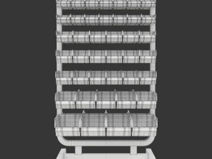 Storage Shelf 3D Model