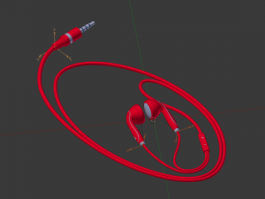 Earphones Modelo 3D