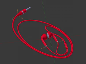 Earphones 3D Model
