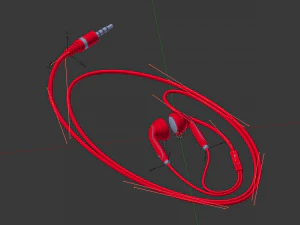 Earphones 3D Model