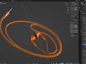Earphones 3D Model