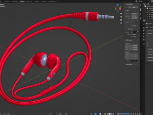 Earphones 3D Model