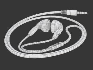 Earphones Modelo 3D