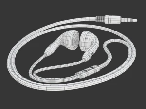 Earphones 3D Model