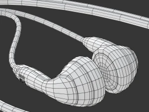 Earphones 3D Model