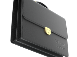 Leather Briefcase 3D-Modell