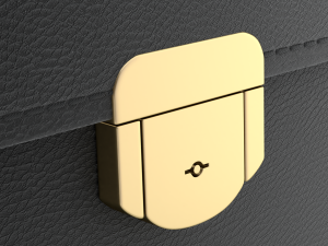 Leather Briefcase 3D-Modell