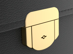 Leren aktetas 3D Model