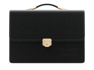 Leather Briefcase 3D-Modell
